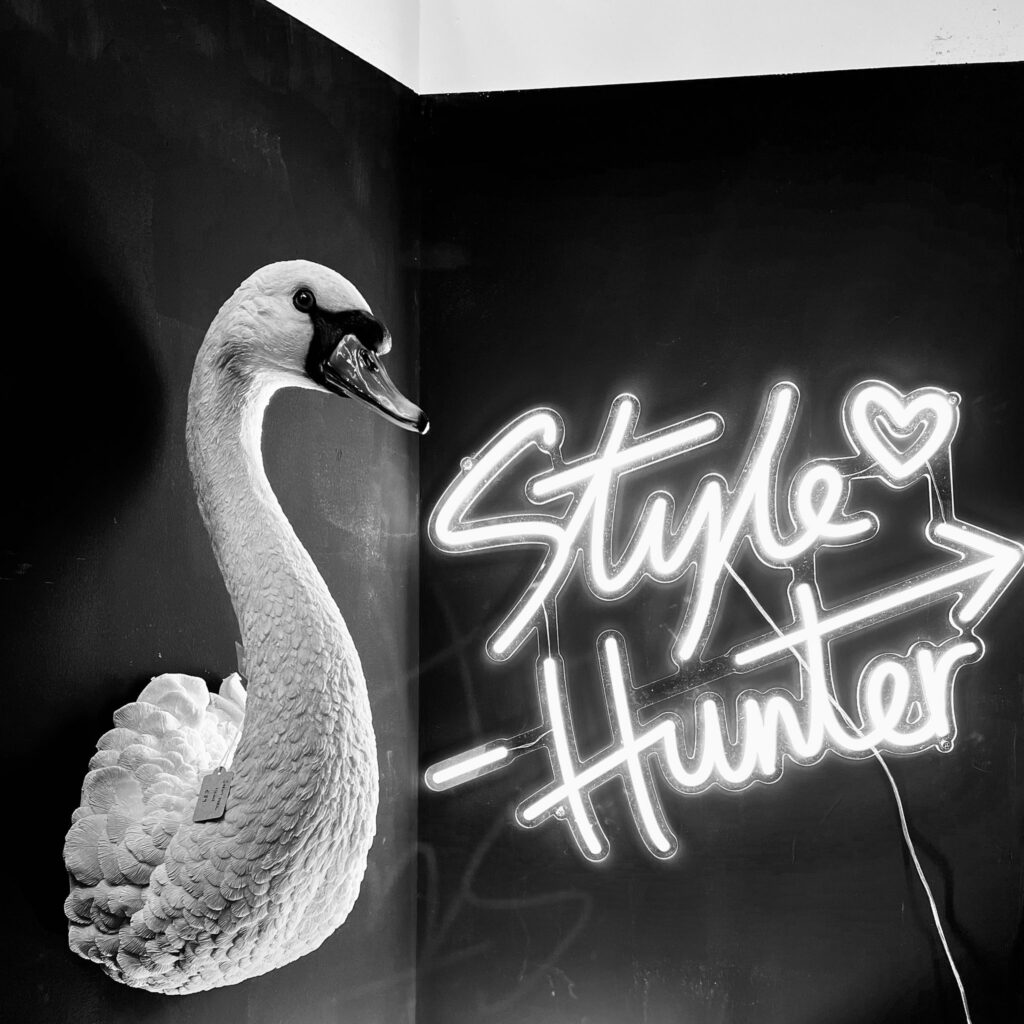 Style Hunter monochrome swan